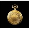 Image 3 : Elgin 14KT Yellow Gold Full Hunter Antique Pocketwatch