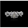 Image 2 : 14KT White Gold 1.86 ctw Diamond Ring