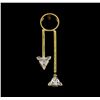 Image 1 : 0.50 ctw Diamond Pendant - 14KT Yellow Gold