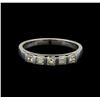 Image 2 : 18KT White Gold 0.40 ctw Diamond Ring