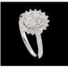 Image 4 : 0.81 ctw Diamond Ring - 14KT White Gold