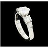 Image 4 : 1.37 ctw Diamond Ring -  Platinum