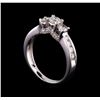 Image 4 : 0.60 ctw Diamond Ring - 14KT White Gold