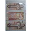 Image 1 : 1974; 1976; 1986 Cdn. Two Dollar Bills