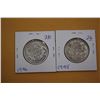 Image 1 : 1945; 1946 Cdn. Fifty Cent Coins