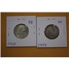Image 1 : 1939; 1968 Cdn. Twenty-five Cent Coins