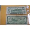 Image 2 : 1954; 1973 Cdn. One Dollar Replacement Bills