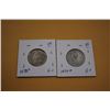 Image 1 : 1872H; 1874H Cdn. Twenty-five Cent Coins