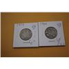 Image 1 : 1909; 1914 Cdn. Twenty-five Cent Coins