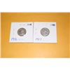 Image 1 : 1912; 1917 Nfld. Ten Cent Coins