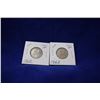 Image 2 : 1963; 1964 Cdn. Twenty-five Dent Coins - Silver