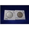 Image 2 : 1908; 1909 Nfld. Fifty Cent Coins - .925 Silver