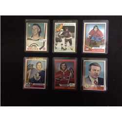 MIKE BOSSY & BORJE SALMING ROOKIE HOCKEY CARDS