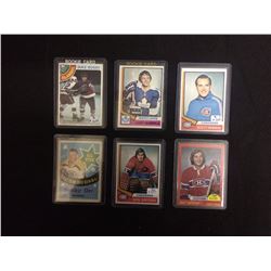 MIKE BOSSY & LANNY MCDONALD ROOKIE HOCKEY CARDS
