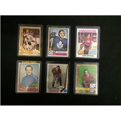 SCOTTY BOWMAN & BORJE SALMING ROOKIE HOCKEY CARDS