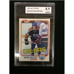 1981-82 TOPPS WAYNE GRETZKY HOCKEY CARD 8.5 NMM+