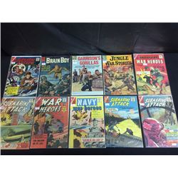 WAR HEROES & SUBMARINE ATTACK COMIC BOOK LOT