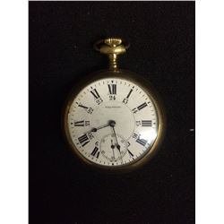 VINTAGE GOLD PLATED WALTHAM POCKET WATCH