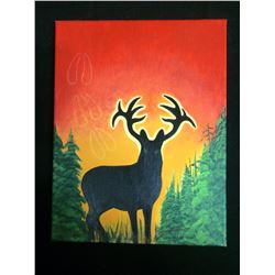 NATIVE ART ON CANVAS