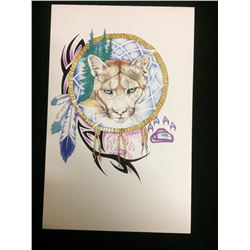 2012 SIGNED NATIVE ART PRINT BY HUBERT BILLY