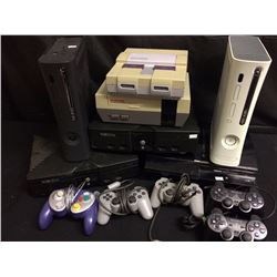 VIDEO GAMES CONSOLE & CONTROLLER PARTS LOT