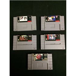 SUPER NINTENDO VIDEO GAME LOT