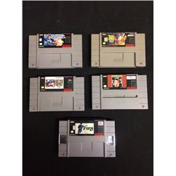 SUPER NINTENDO VIDEO GAME LOT