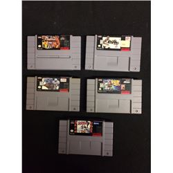 SUPER NINTENDO VIDEO GAME LOT
