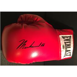 AUTOGRAPHED MUHAMMAD ALI BOXING GLOVE WITH STEINER COA