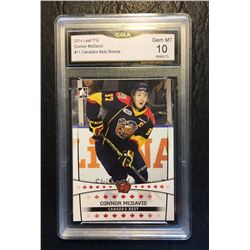 GM MINT 10 CONNOR MCDAVID 2014 LEAF ITG ROOKIE HOCKEY CARD