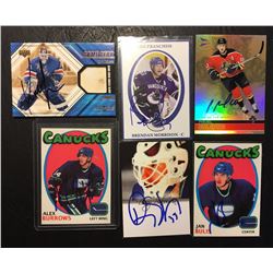 AUTOGRAPHED HOCKEY TRADING CARDS LOT