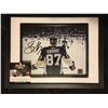 Image 1 : AUTOGRAPHED SIDNEY CROSBY FRAMED PHOTO W/ COA
