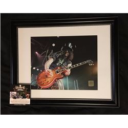 2015 AUTOGRAPHED SLASH OF GUNS N' ROSES FRAMED PHOTO W/ COA