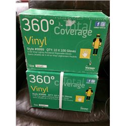 360 DEGREES TOTAL COVERAGE VINYL GLOVES