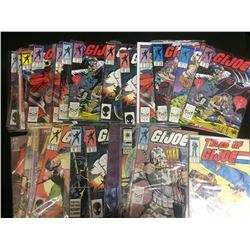 LARGE MARVEL GI JOE COMIC BOOK LOT