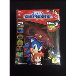 SEGA GENESIS SONIC HEDGEHOG  2 CONTROL PAD PLUS 5 MORE GAMES