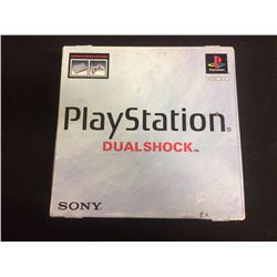 SONY PLAYSTATION DUAL SHOCK GAMING SYSTEM IN BOX