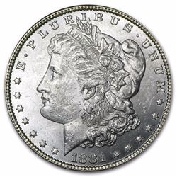 1881 Morgan Dollar BU MS-63