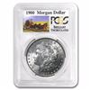 Image 1 : 1900 RARE Stage Coach Series Silver Dollar BU PCGS Graded in slab