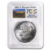 Image 1 : 1881-S RARE Stage Coach Series Silver Dollar BU PCGS Graded in slab