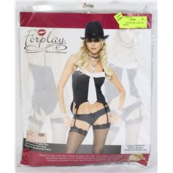 3 PCE GANGSTER GIRL COSTUME - SIZE SM/MED