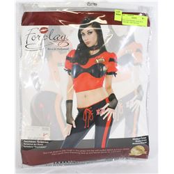 3 PCE TOUCHDOWN TEMPTRESS COSTUME - SIZE MED/LRG