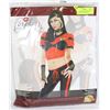 Image 1 : 3 PCE TOUCHDOWN TEMPTRESS COSTUME - SIZE SM/MED