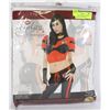 Image 1 : 3 PCE TOUCHDOWN TEMPTRESS COSTUME - SIZE SM/MED
