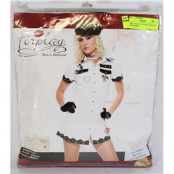 3 PIECE BEAUTY PATROL COSTUME - SIZE SM/MED
