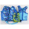 Image 1 : FLAT OF TWO CHILDRENS SWIMMING VESTS