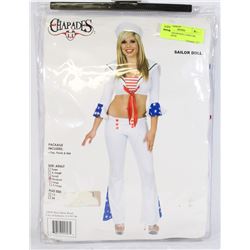 3 PIECE SAILOR DOLL COSTUME - SIZE MEDIUM