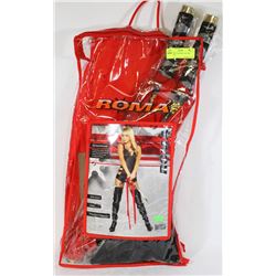 2 PCE SEXY ASSASSIN COSTUME - SIZE SMALL