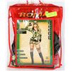 Image 1 : 3 PIECE SEXY SOLDIER COSTUME - SIZE MED/LRG