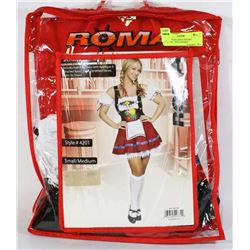 3 PCE FRAILEIN SWEETHEART COSTUME - SIZE SM/MED